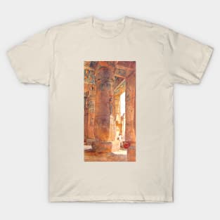 In The Temple Of Ramses III, Medinet Habu in Egypt T-Shirt